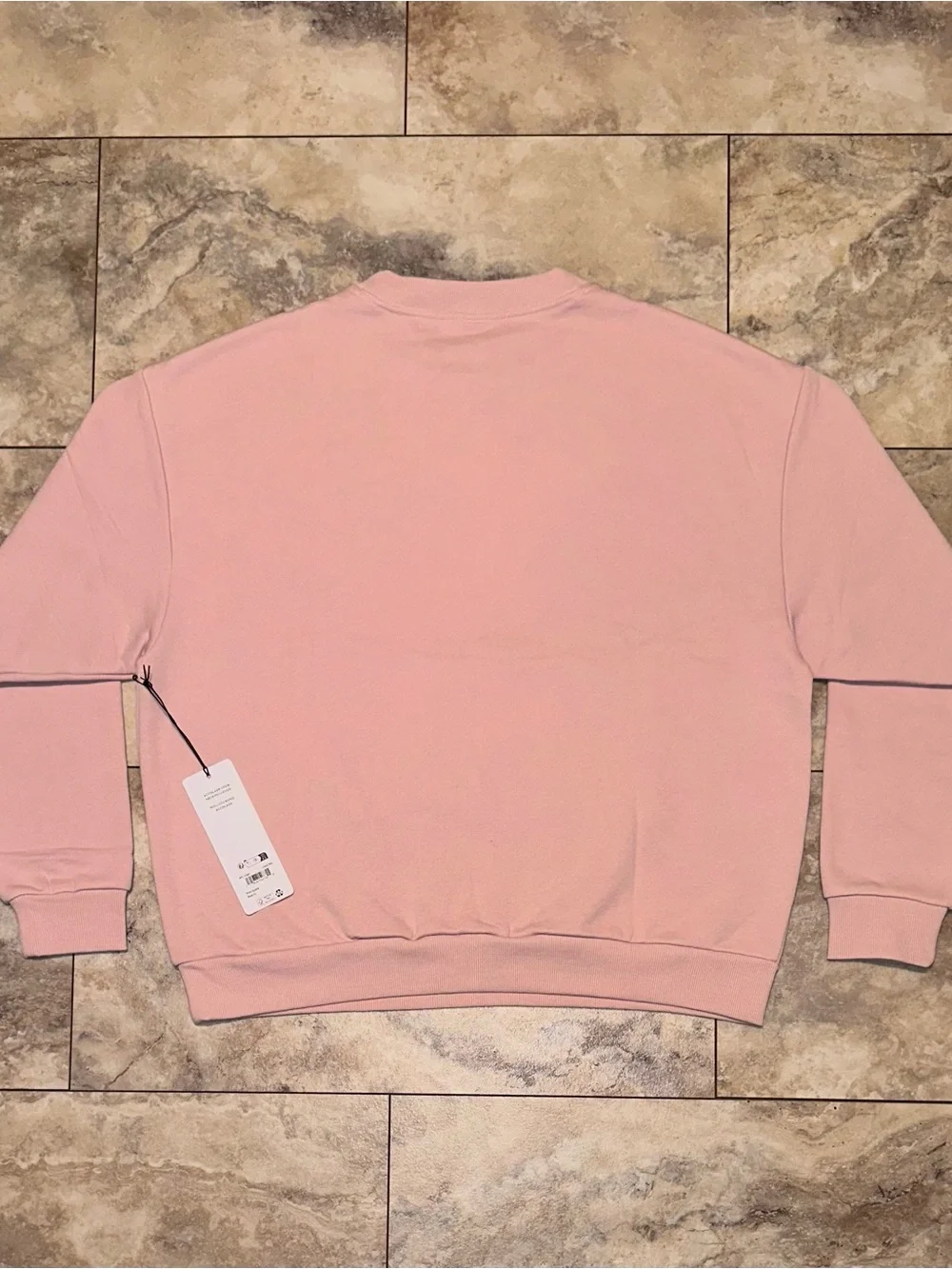 Alo Yoga Accolade Crew Neck Pullover Pink Quartz Sweatshirt Size XL